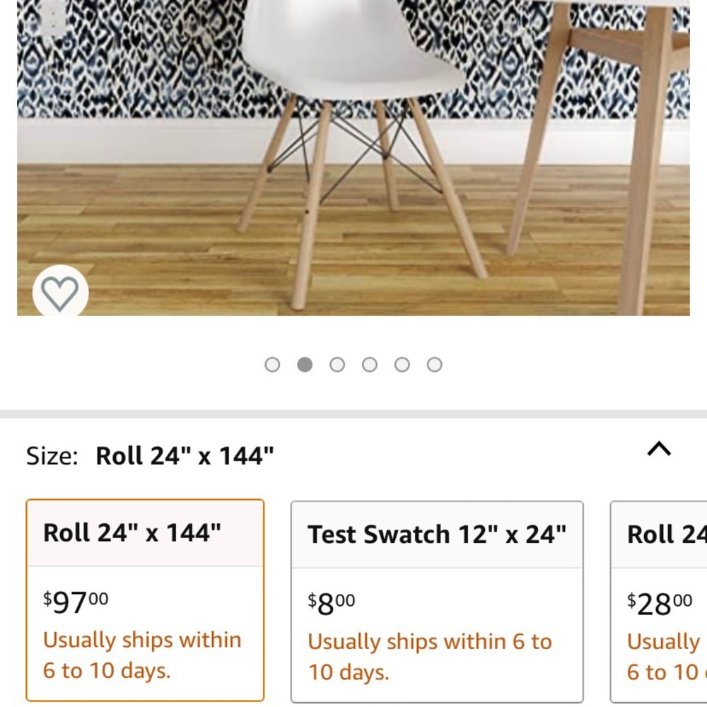 Spoonflower prepasted Indigo Wallpaper- 24” x 144” i have 6 rolls.
